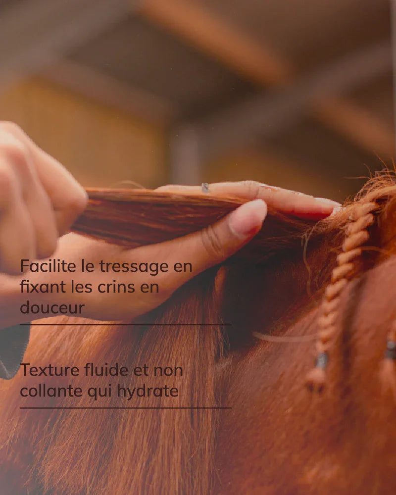 Soin de tressage pour crins